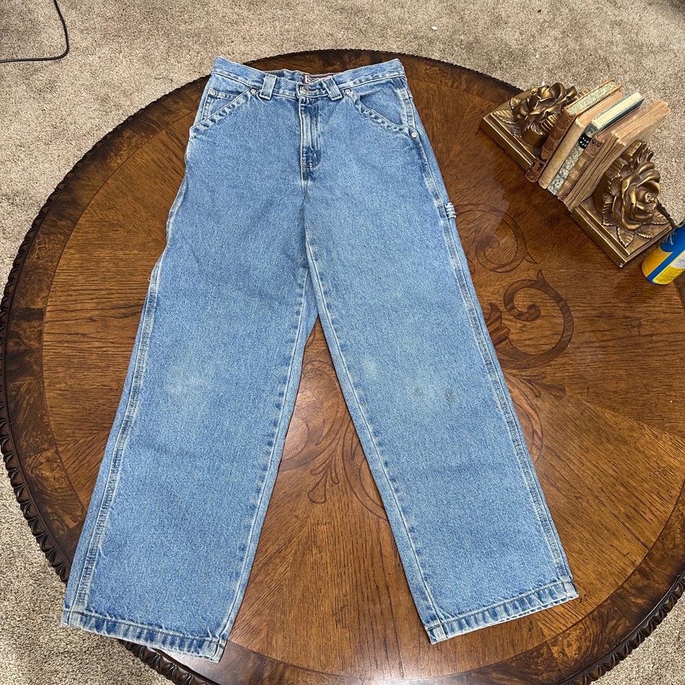 Old Navy Carpenter Jeans 14 Youth Vintage Workwear‎ Gorpcore - Picture 10 of 10